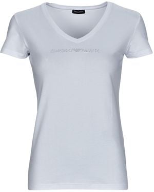 Emporio Armani T Shirt T-shirt V Neck - Blue