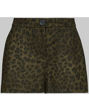 ONLY Shorts Onlmoon Aop Fauxsuede - Green