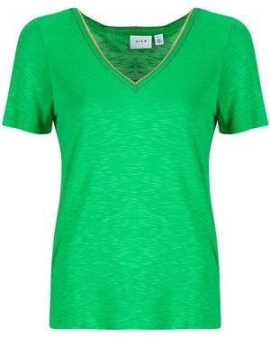 Vila T Shirt Vinoel - Green