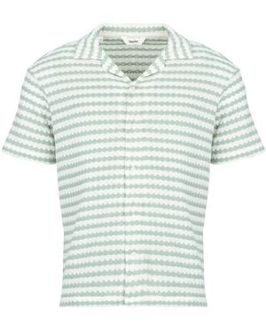 SELECTED Short Sleeved Shirt Slhdylan Ss Overshirt - Blue