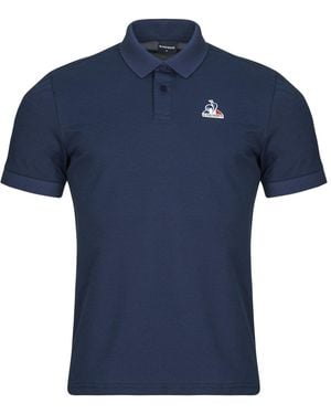 Le Coq Sportif Polo Shirt Ess Polo Ss N°1 M - Blue