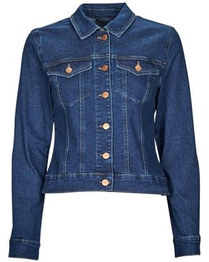 Jdy Denim Jacket Remi Short Ls Jacket - Blue