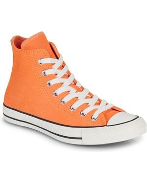 Converse Shoes (high-top Trainers) Chuck Taylor All Star Colourful Suede - Blue