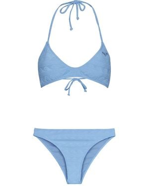 Roxy Bikinis Paradise Wave Fixed Tri Mod - Blue