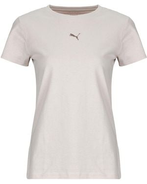 PUMA T Shirt Ess Centered Cat Logo Tee - Grey