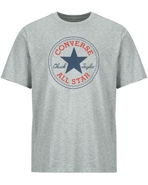 Converse T Shirt Chuck Logo Tee - Grey