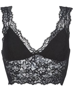 Pieces Pclina Triangle Bras And Bralettes - Black