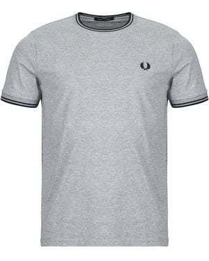 Fred Perry T Shirt Twin Tipped T-shirt - Grey