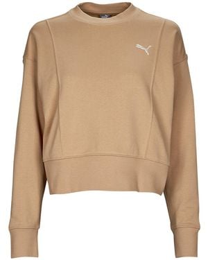 PUMA Sweatshirts Her Crew - Natural