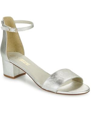 So Size Heeled Sandals Panana - Metallic