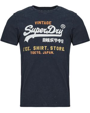 Superdry T Shirt Bi Cali Relaxed - Blue