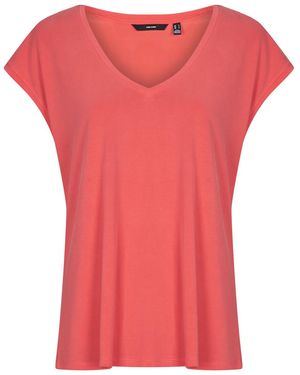 Vero Moda T Shirt Vmfilli - Pink