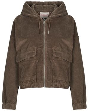 ONLY Jacket Onlkenzie L/s Cord - Brown