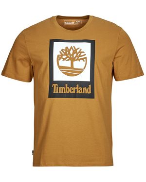 Timberland T Shirt Coloured Short Sleeve Tee - Brown