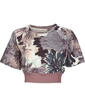 adidas T Shirt W Aop Crp Tee - Purple