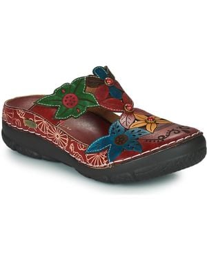 Laura Vita Idceletteo 0322 Clogs (shoes) - Red
