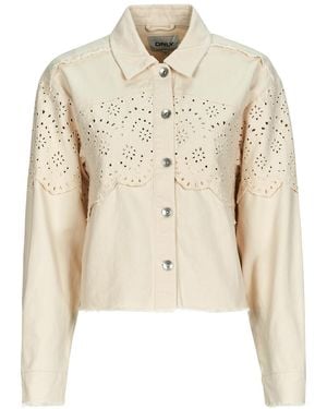 ONLY Denim Jacket Onlelena - Natural