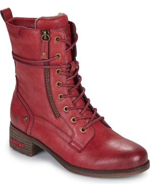 Mustang Mid Boots Fabienne 3 - Red