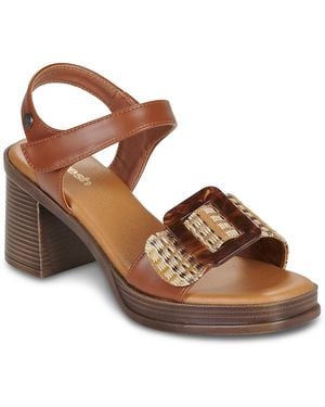 Refresh Heeled Sandals 175027 - Brown