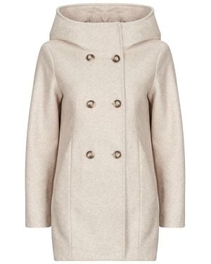 Vero Moda Coat Vmfortuneshila - Natural