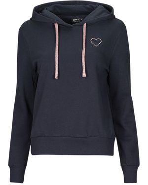 ONLY Hoodies Onlnoli - Blue