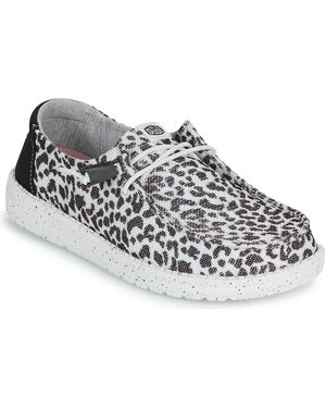 HeyDude Slip-ons (shoes) Wendy Leopard - Grey