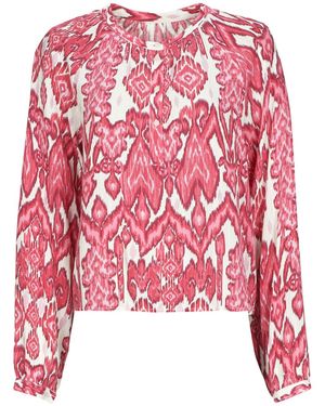 Vila Blouse Vibria Eva O-neck Ls Top - Pink