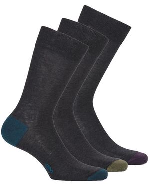 DIM Socks Mc Coton Mix And Match Pack X3 - Blue