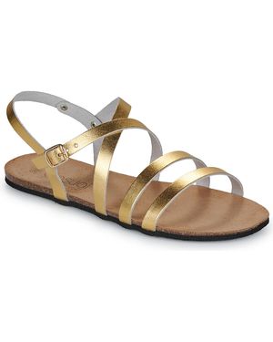 Casual Attitude Flat Sandals Jaliya - Metallic
