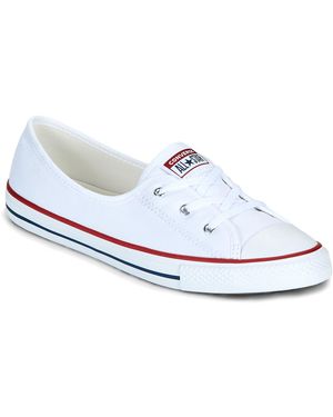 Converse Shoes (trainers) Ballet Lace Chuck Taylor All Star Slip - White