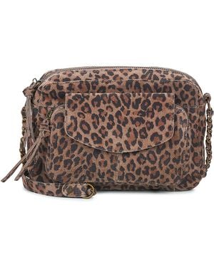 Pieces Shoulder Bag Pcnaina Leather Cross Body - Brown