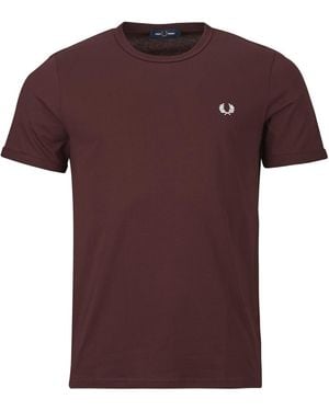 Fred Perry T Shirt Ringer T-shirt - Brown