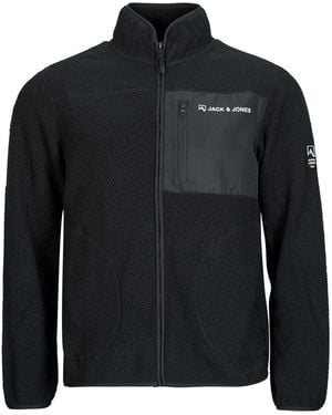 Jack & Jones Fleece Jacket Jjalpes Teddy - Black