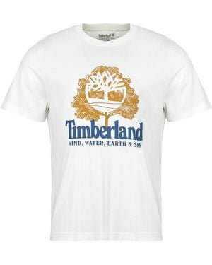 Timberland T Shirt Front Graphic T - White