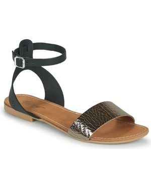 Betty London Flat Sandals Gimy - Metallic