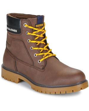 Jack & Jones Mid Boots Jfwfinius - Brown