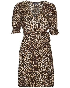 Pieces Long Dress Pctala 2/4 Wrap Dress - Black