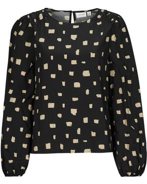 Vila Blouse Na - Black