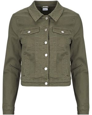 Vero Moda Denim Jacket Vmwild Soya Ls Col - Green