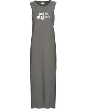 Noisy May Long Dress Nmmax - Grey