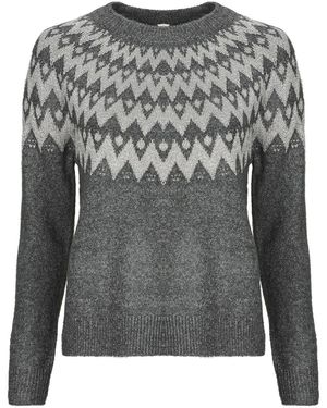 ONLY Jumper Onlfry Ls Jq Glitter - Grey
