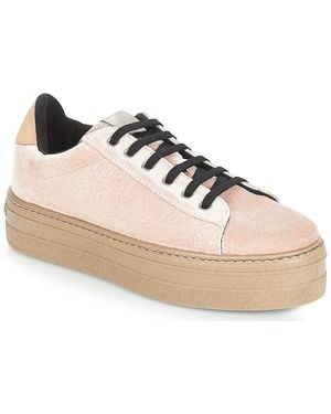 Victoria Deportivo Terciopelo/caram Women's Shoes (trainers) In Beige - Pink