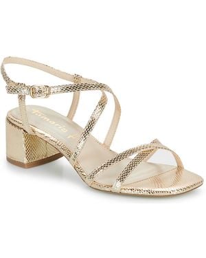 Tamaris Heeled Sandals 28204-968 - Metallic