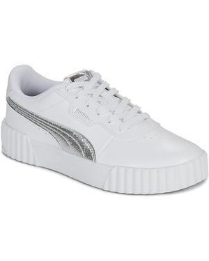 PUMA Shoes (trainers) Carina 3,0 Metallic Whisper - White