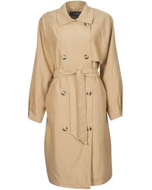Vero Moda Trench Coat Vmdoreen - Natural