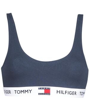 Tommy Hilfiger Sports Bras Organic Cotton - Blue