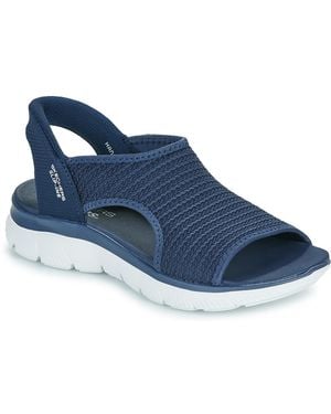 Skechers Flat Sandals Slip Ins Summits Sweetly Evolved - Blue