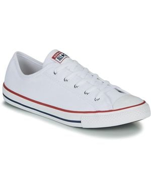 Converse Shoes (trainers) Chuck Taylor All Star Dainty Gs Canvas Ox - White