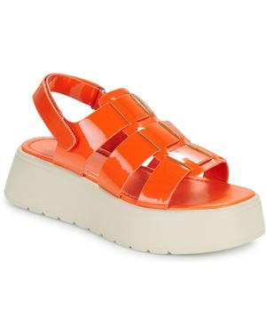 Moony Mood Wedge Sandals Andrea - Orange