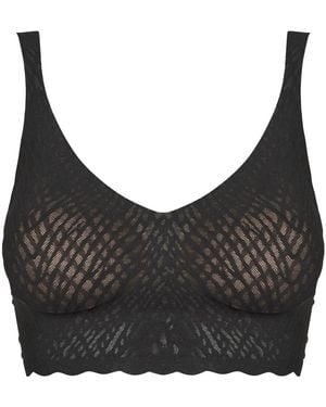 Sloggi Triangle Bras And Bralettes Zero Feel Bliss Bralette - Black